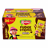 Mini Cookies, Fudge Stripes, 2 oz Pouch, 36/Box (22002517)