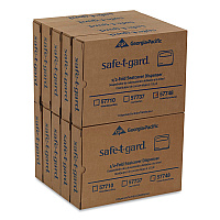 Safe-T-Gard Toilet Seat Cover Dispenser, 16.38 x 2.5 x 11.75, Gray, 10/Carton (57737CT)