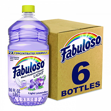Multi-Use Cleaner, Light Lavender Scent, 56 oz Bottle, 6/Carton (61045945)