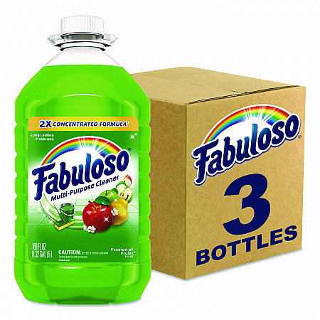Multi-Use Cleaner, Passion of Fruits Scent, 169 oz Bottle, 3/Carton (61037887)