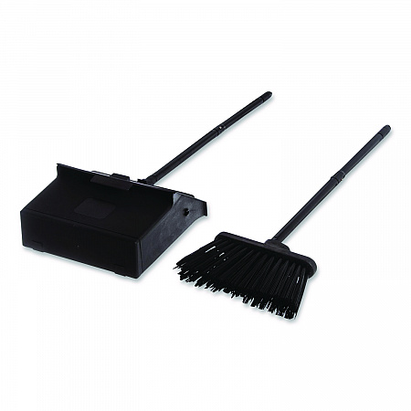 Duo-Pan Upright Dust Pan and Broom, 11.8 x 36, 24.5