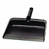 Flo-Pac Flexible Plastic Dustpan, 8 x 12, Plastic, Black (36143703)