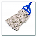 Full Weight Cut End Mop Head, Cotton, 20 oz, White (369720B00)