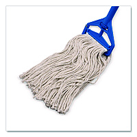Full Weight Cut End Mop Head, Cotton, 20 oz, White (369720B00)