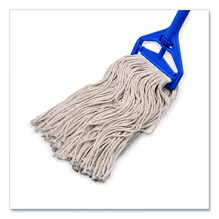 Full Weight Cut End Mop Head, Cotton, 16 oz, White (369716B00)