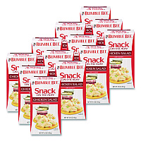 Snack on the Run Chicken Salad with Crackers, 3.5 oz Pack, 12/Carton (AHF70350)