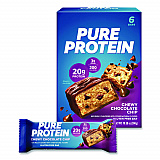 Pure Protein Bar, Chewy Chocolate Chip, 1.76 oz Bar, 6/Box (NRN13353)
