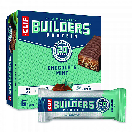 Builders Protein Bar, Chocolate Mint, 2.4 oz Bar, 12 Bars/Box (CCC160044)