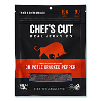 Real Steak Jerky, Chipolte Cracked Pepper, 2.5 oz Bag (CCR00501)