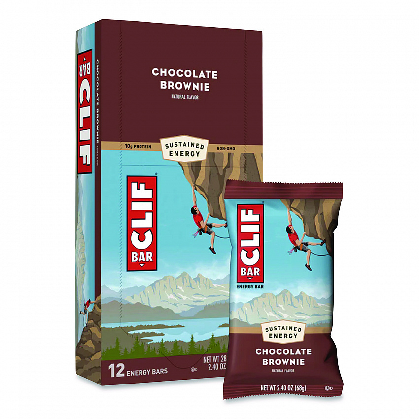 Energy Bar, Chocolate Brownie, 2.4 oz Bar, 12 Bars/Box (CCC50180)