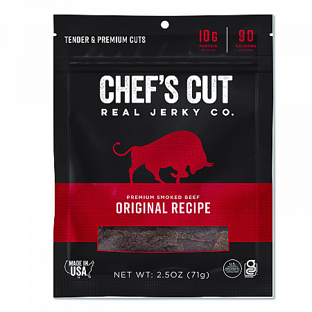 Real Steak Jerky, Original Recipe, 2.5 oz Bag (CCR00500)