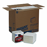 Professional Cleaning Towels, 1-Ply, 12 x 13, White, 50/Pack, 18 Packs/Carton (28612)