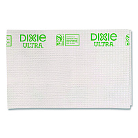 Dine-A-Cloth FLAX Foodservice Wipers, 1-Ply, 12.75 x 21, White, 144/Box (29662)
