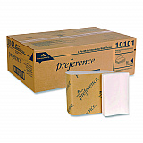 preference Singlefold Interfolded Bath Tissue, Septic Safe, 1-Ply, White, 400 Sheets/Pack, 60 Packs/Carton (10101)
