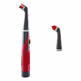 Reveal Power Scrubber, Red/White Nylon Bristles, 1.73" Brush, Red Plastic Handle (2057486)