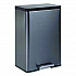 Elite Step-On Trash Can, 12 gal, Metal, Charcoal Stainless Steel/Black (2112520)