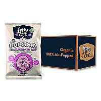 Snack Organic Himalayan Pink Salt Popcorn, 0.88 oz Bag, 18/Carton (LSN00141)