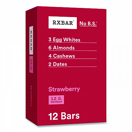 Gluten-Free Strawberry Protein Bar, 1.83 oz Bar, 12/Box (KEE00580)