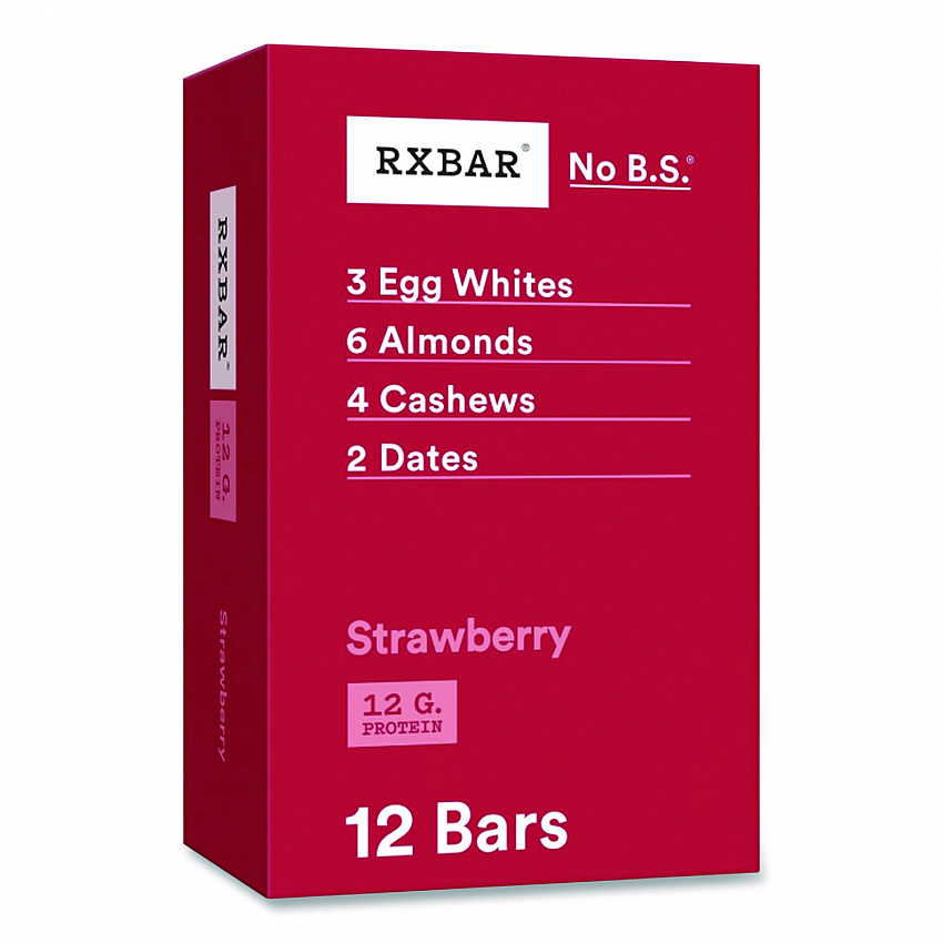 Gluten-Free Strawberry Protein Bar, 1.83 oz Bar, 12/Box (KEE00580)