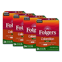 Colombian Decaf K-Cups, 24/ Box, 4 Boxes/Carton (0570CT)