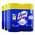 Disinfecting Wipes, 1-Ply, 7 x 7.25, Lemon and Lime Blossom, White, 80 Wipes/Canister, 2 Canisters/Pack, 3 Packs/Carton (80296)