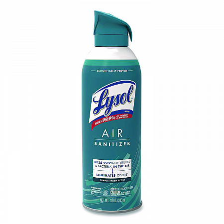 Air Sanitizer Spray, Simple Fresh Scent, 10oz Aerosol Spray (99350EA)