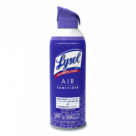 Air Sanitizer Spray, Light Breeze Scent, 10 oz Aerosol Spray (99394EA)