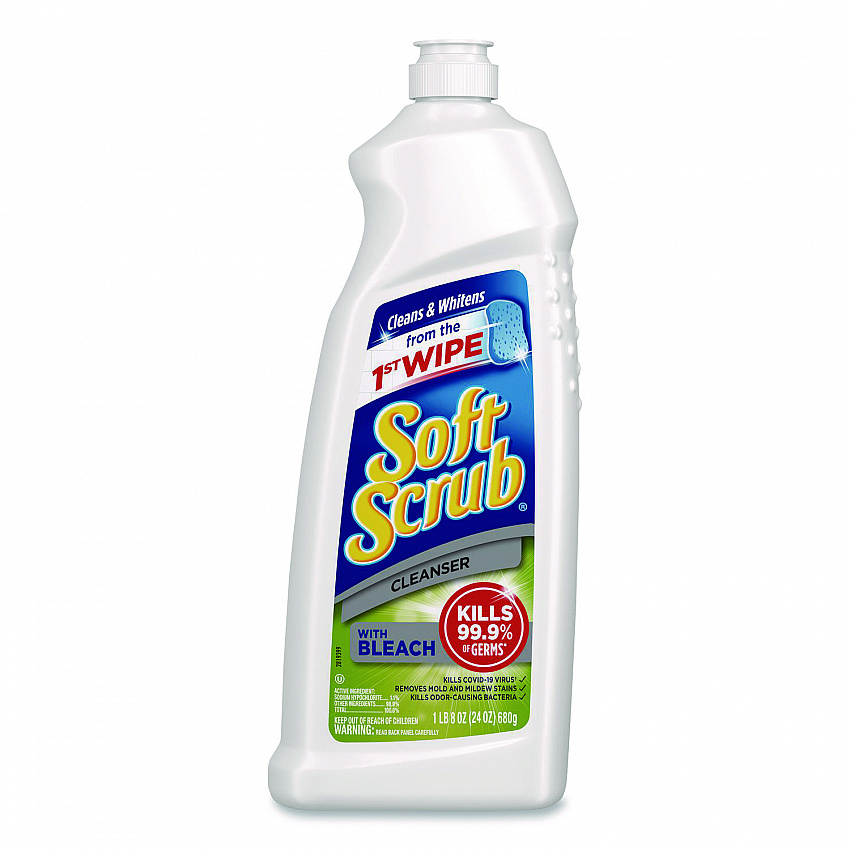 Cleanser with Bleach, 24 oz Bottle, 8/Carton (07222)