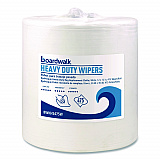 Hydrospun Wipers, Heavy Duty, 12 x 12, White, 475/Roll (HS475W)