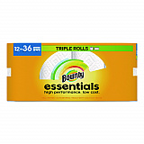 Essentials Select-A-Size Kitchen Roll Paper Towels, 2-Ply, 5.9 x 11, White, 162 Sheets/Triple Roll, 12 Rolls/Carton (16681)