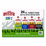 Chips Variety Pack, Hickory Barbeque, Sea Salt, Sea Salt and Cracked Pepper, Olive Oil, 1.5 oz, 24/Carton (PBR12283)
