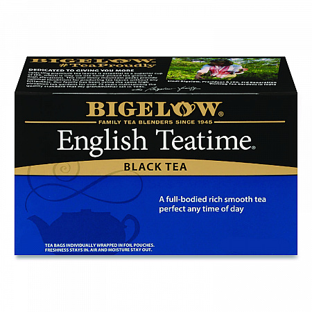 English Teatime Black Tea, 0.08 oz Tea Bag, 28/Box (RCB003451)
