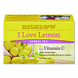I Love Lemon Herbal Tea, 0.06 oz Tea Bag, 28/Box (RCB003991)