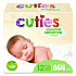 Premium Wipes, Unscented, White, 72 Wipes/Pack, 12 Packs/Carton (CR16413)