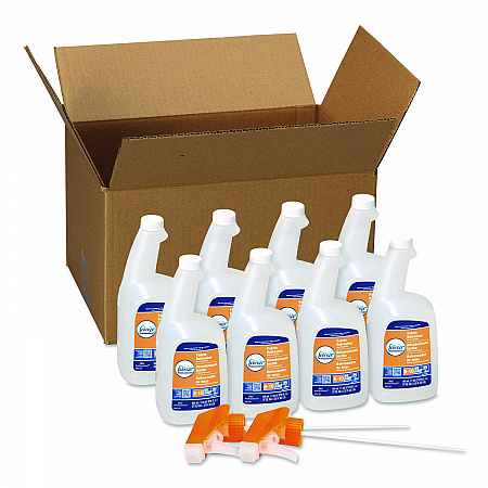 Fabric Refresher Spray, Fresh Clean Scent, (8) 32 oz Bottles and (2) Trigger Sprayers/Carton (03259CT)