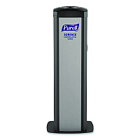 DS360 High-Capacity Surface Disinfecting Wipes Station, 1,200 Wipe Capacity, 15.5 x 15.5 x 39.6, Graphite (911701SLVSFW)