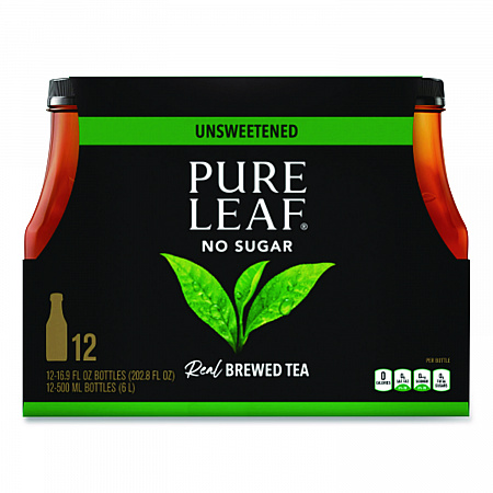 Iced Tea, Unsweetened, 18.5 oz, 12/Carton (134072CT)