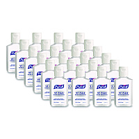 VF PLUS Hand Sanitizer Gel, 2 oz Flip-Cap Bottle, Fragrance-Free, 24/Carton (929924CT)