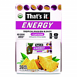Organic Energy Bars, Tropical Passion Blend, 0.7 oz Bar, 36/Box (22002519)