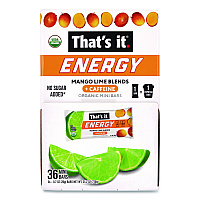 Organic Energy Bars, Mango Lime, 0.7 oz Bar, 36/Box (22002520)