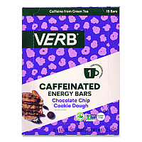 Caffeinated Energy Bar, Chocolate Chip Cookie Dough, 0.92 oz Bar, 16/Box (22002525)