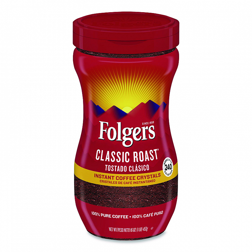 Classic Roast Instant Coffee, 16 oz Jar (06922)