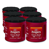 Coffee, Classic Roast, Ground, 25.9 oz Canister, 6/Carton (20421CT)