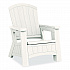 Adirondack Chair with Storage, Supports Up to 375 lb, 14.5