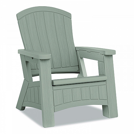 Adirondack Chair with Storage, Supports Up to 375 lb, 14.5