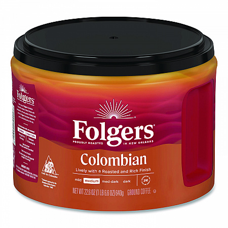 100% Columbian Coffee, 22.6 oz Canister (30445)