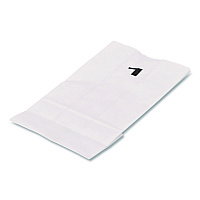 Grocery Paper Bags, 1# Size, 30# Basis Weight, 3.5" x 2.25" x 6.63", White, 500/Bundle (GWHT1500)