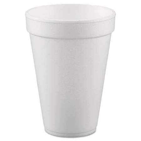 Dart Conex Hot/Cold Foam Drinking Cups, 10oz, White, 40/Bag, 25 Bags/Carton (10FJ8)