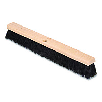 Flo-Pac Fine Floor Sweeps, 3" Black Tampico Bristles, 24" Brush, 12/Carton (4505403)