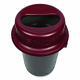 KatchAll Flatware Retriever, 44 gal Capacity, 24.63 dia x 8.13h, Burgundy (KA4400)
